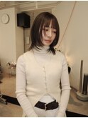 天神 ブリーチなしダブルカラー レイヤーカット 暖色カラー