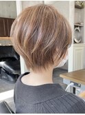 30代40代50代◎大人ナチュラルレイヤーショートボブ「The C」