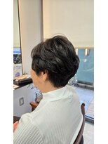 ストーク トウキョウ(stoke TOKYO) ミセスパーマのブロー仕上げ