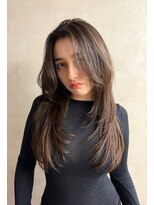 キイ ギンザ(k.e.y GINZA)&nbsp;顔周りレイヤー/レイヤーカット/バタフライカット/レイヤー