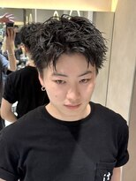 ロンドリメゾン 原宿(Lond re Maison.) men's/メンズ/スパイキーショート/フェード/ニュアンスパーマ