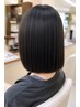 【矯正デビューに】健康毛用縮毛矯正+カット+クイックTr+{祭}　￥20680⇒￥9900