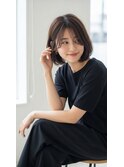 ショートボブ髪型20代30代40代50代前髪あり前髪なし面長丸顔越谷
