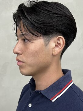 ニコ トウキョウ 渋谷(nico TOKYO) 刈り上げセンターパートテーパーフェードカットニュアンスパーマ