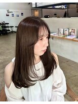 スリー(Three)&nbsp;【Three/萩原/高城/大分】顔まわりレイヤー/ブラウンカラー