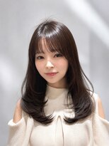 シュガー(Sugar)&nbsp;レイヤーカット/ワンホンヘア/韓国ヘア/顔まわり/大阪/梅田
