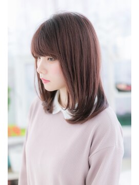 ミック ヘアアンドビューティー 大山店(miq  Hair&Beauty) 女性らしさ◎ワンカールストレート