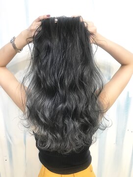 アップ(A+hair) バレイヤージュ☆アッシュカラーデザインカラー ローライト