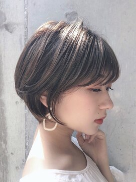 ダヴィン 中目黒(DaVin) 【DaVin中目黒】大人かわいい丸みショート_前下がり_30代人気☆