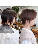 アイル(I'll)&nbsp;【Hair Make I`ll 奈良】　ビフォーアフター
