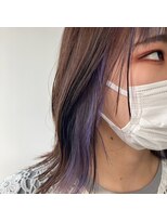 ボレロ ヘアーアンドライフサロン(volero hair life salon) インナーラベンダーアッシュカラー