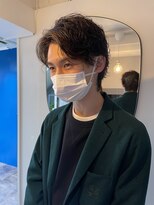 キコエル 三軒茶屋(kikoeru)&nbsp;色気◎かきあげサイドパートウルフパーマ