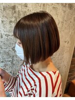 ザ ラボ アングゥ(The Labo ungu) ミニボブ×オレンジベージュ