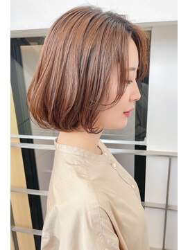 シーエヌ ナカオ 緑本店(cn nakao) 小顔に見えるナチュラルボブ+美肌カラー