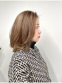 20代・30代/くびれヘア/ニュアンスカラー/大人可愛い