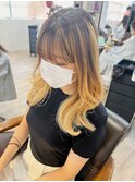 【山田】お客様スタイル☆ブロンドバレイヤージュ