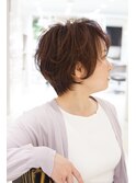 オトナ可愛い小顔ショート