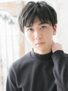 グルーミングサロン バーバー キャッスル 北浦和西口(Grooming salon Barber Castle) マットな暗髪セシルカットの刈り上げ束感マニッシュT北浦和