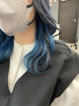 ジルバイジゼル(JILL by GiseL) ブルーインナーカラー