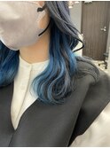ブルーインナーカラー