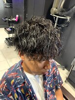 アウル 心斎橋(owl)&nbsp;マッシュ×波巻き×スパイラルパーマ×黒髪