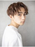 メンズ/マッシュ/波巻きパーマ/博多駅
