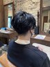 【スタイリスト道家限定】メンズor女性ショートカット＋クリームパーマ＋TR