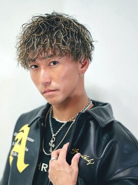 ヘアーガーデンルート(HairgardenROOT) 波巻きパーママッシュ刈り上げいわき