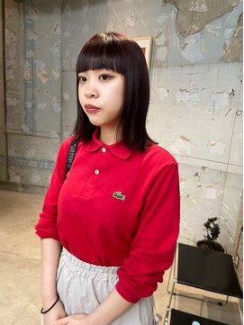 ケイシー(casey) 酸性ストレートぷつっとロブ