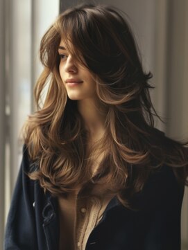 アルトリスト(Altruist Aging×HAIR&SPA) ★ダークアッシュ大人ガーリーボブ着物ミディアムレイヤーカット