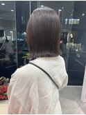 ダークブラウン＊切りっぱなしボブ【本川越】