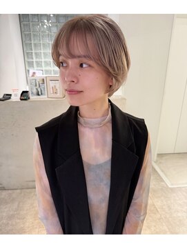 リンドトウキョウ(LINDO TOKYO) 黒髪/ボブルフ/ネビージュ/小顔/ワンレン/髪質改善/