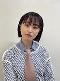 ◎ミニボブ縮毛矯正髪質改善ストレート顔まわりレイヤーカット
