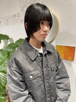 クリアーオブヘアー 栄南店(CLEAR of hair) 顔まわりプツッとミニボブ/osumi
