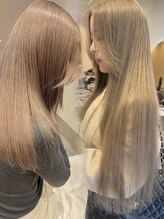 飯田晃平×上質まろやかベージュ　＊ボブ以外のお客様もいらっしゃいます！