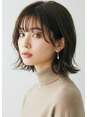 薄めバングうるツヤセミディ20代30代40代