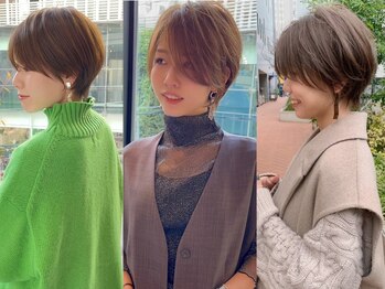 アロ 大阪梅田(alo)の写真/【カット＋カラー＋TR¥9,900】SNSで話題◇全国からお客様が来店するショートボブ特化salon[大阪梅田駅]