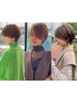 【カット＋カラー＋TR\9,900】SNSで話題◇全国からお客様が来店するショートボブ特化salon[大阪梅田駅]