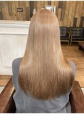 【viewt hair】ミルクティーベージュ × 髪質改善 福山市