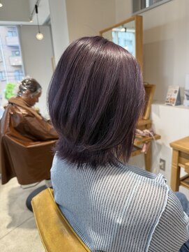 クラリス バイネオ 武蔵小杉(Claris by neo) 武蔵小杉美髪外ハネボブブルーブラックイメチェンワイドバング