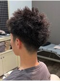 アイロンパーマ x スパイクパーマ