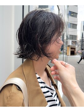 カフ(CAF) CAF 照下 ボブパーマ ニュアンス 夏のヘアアレンジ 大阪