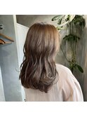 大人かわいいシアオークルベージュ反町美容室
