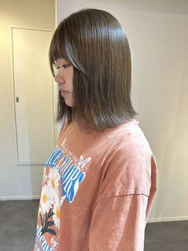 ワット(W) 【W】小林 透け感オリーブ