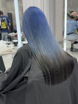 エヴァン(HEVIN) ブルー×ブラック/グラデーションカラー