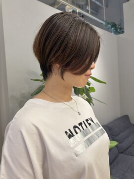ジアン バイ ミルボン NU茶屋町+(GIEN by milbon) ハンサムショート/くびれショート/ショートヘア/吉岡美音