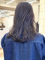 パークレーン アイス イヴェン(park lane ICI yeven)&nbsp;ブリーチなし切りっぱなしボブミディアムレイヤーボブ冬カラー