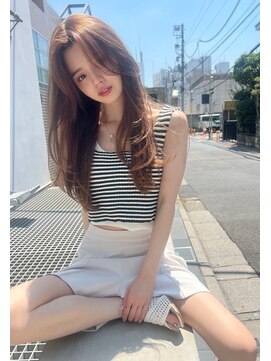 レニーバイエース(LANY by ACE) LANY横浜　明るめベージュ×ロングレイヤー