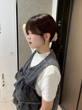 シェノン 梅田(CHAINON) 梅田/クラゲヘアー/オリーブグレー/小顔/ココアベージュ