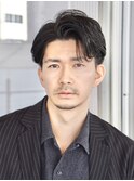 大人ショート ニュアンスパーマ ツーブロック